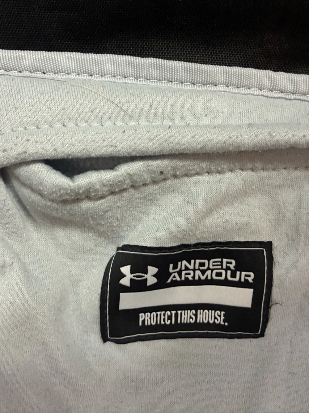 Under Armour Black and Silver Logo Duffel Bag with Shoulder Strap
